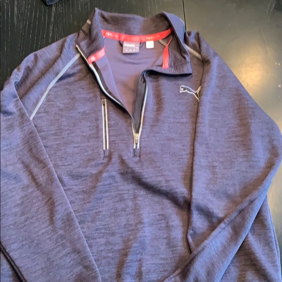 Puma Tops - PUMA gray sweatshirt golf athletic top small